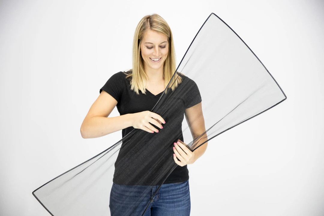 Hor zonder boren op maat voor kunststof kozijn